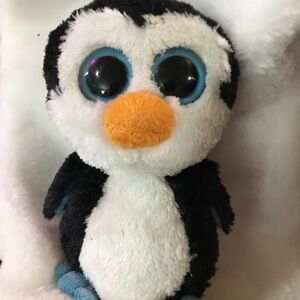 Plush Penguin Toy - Black and White